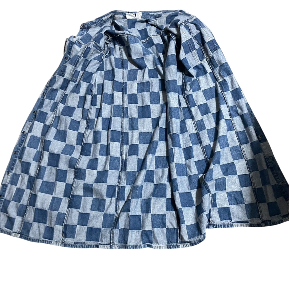 Vintage Carolina Blues Plus patchwork multi blue … - image 11